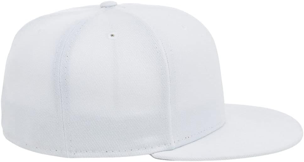 Lids Blank Premium Full Court w/Colored Under Visor Fitted Cap