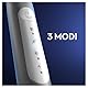 Oral-B Pulsonic Slim Luxe 4500 Elektrische Schallzahnbürste/Electric Toothbrush, 2 Aufsteckbürsten, 3 Putzmodi für Zahnpflege + gesundes Zahnfleisch, Reiseetui, Designed by Braun, Platinum