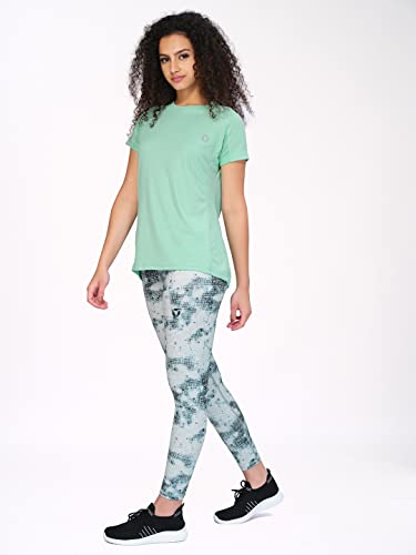 Image of TECHNOSPORT Women's 100% Polyester Regular Fit T-Shirt