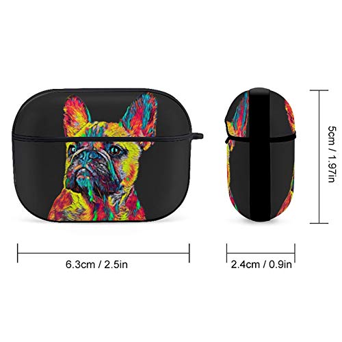 Cute French Bulldog Airpods Case Cover For Apple Airpods Pro Cute Airpod Case For Boys Girls Silicone Protective Skin Airpods Accessories With Keychain #TOP1