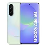 Samsung Galaxy A36 5G Smartphone, Awesome Intelligence, 8GB RAM, 256GB Storage, 50MP Camera, Awesome Lime, 3 Year Extended Warranty (UK Version)