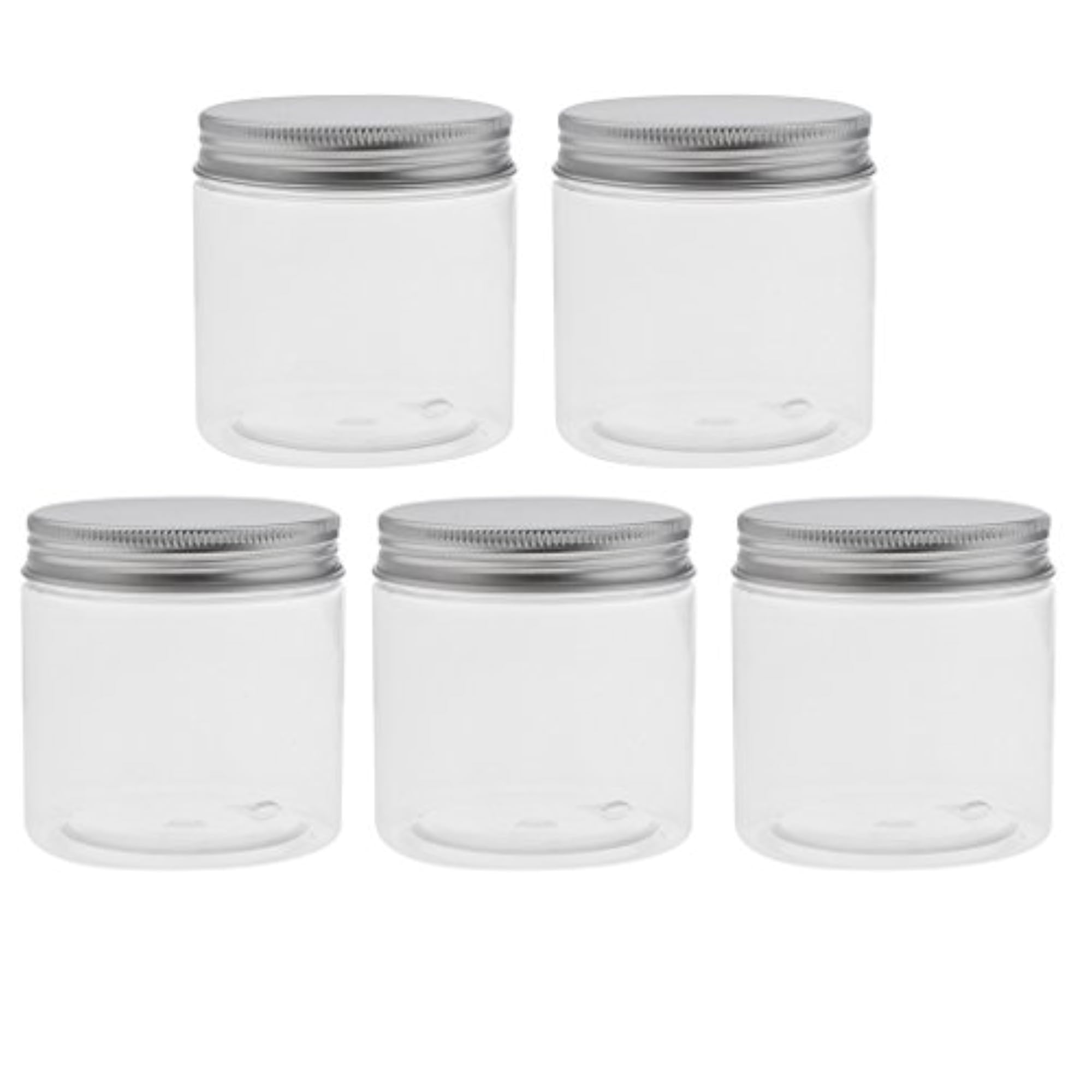 5pcs Plastic Makeup Pot Jars Empty Cosmetic Cream Container