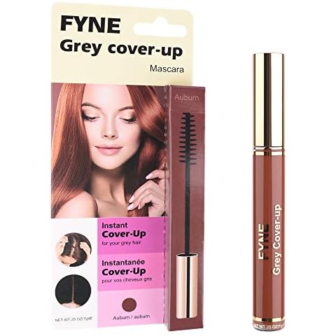 Grey Hair Cover-Up Brush - Cover Your Grey Mascaras for Women & Men Instant Grey Hair Touch-ups (Auburn) Cover