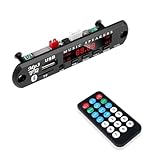 Kebidu 9V 12V Mp3 Decoder Board Audio Module USaB Tf Ratdio Bluetuth5.0 Wireless Music Car Mp3 Player with Remote Control