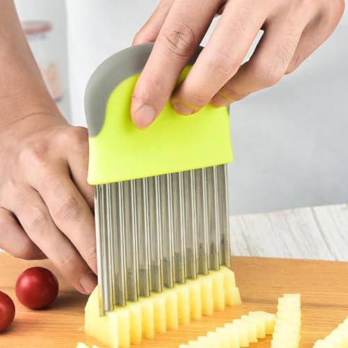 Cortador de papas artibetter acero inoxidable 2 piezas miniatura 7