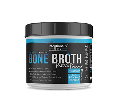 Pure Bone Broth Protein Powder - 20 Grams Protein - Supports Keto