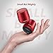 INSMY Small Bluetooth Speaker, Waterproof Mini Portable Wireless Speaker, Punchy Bass Rich Audio Stereo Pairing, Handheld Pocket Size, Built in Mic for Hiking Biking Gift Laptop Tablet (Red)