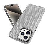 paisiruyi iPhone 15 Pro ケース Magsafe対応 【立体デザイン】 耐衝撃 スマホケース アイフォン 15 Pro 米軍MIL規格 ワイヤレス充電対応 落下防止 ストラップホール付き 傷防止 滑り止め 軽量 おしゃれ （シルバー）