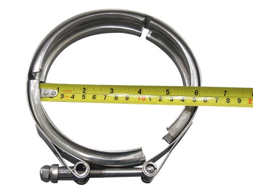 5 Inch V-Band Vband Clamp & 2 Flanges Stainless #TOP2