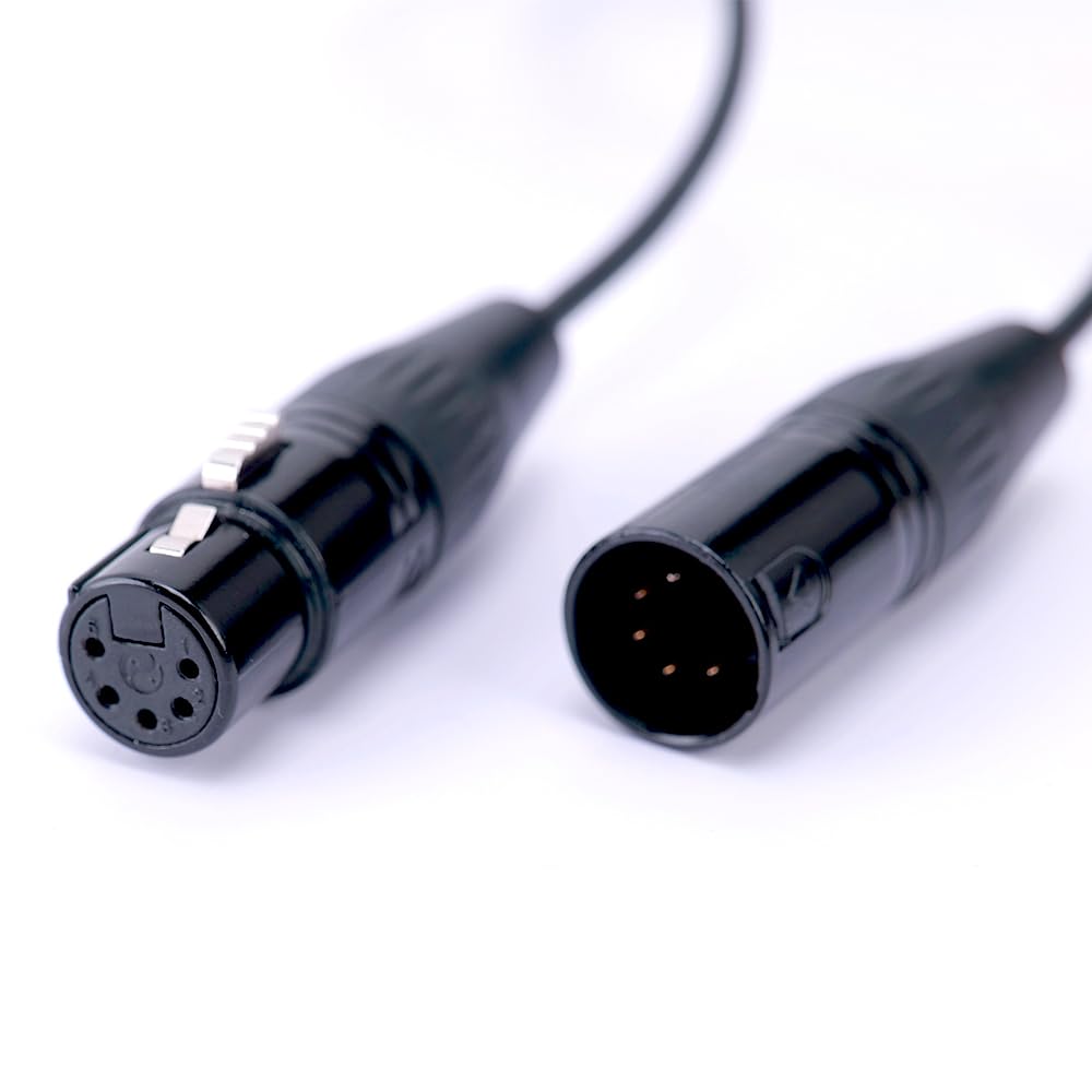 Aputure Adattatore DMX USB Type-C con interfaccia di input/output standard a 5 pin e porta di ricarica USB-C