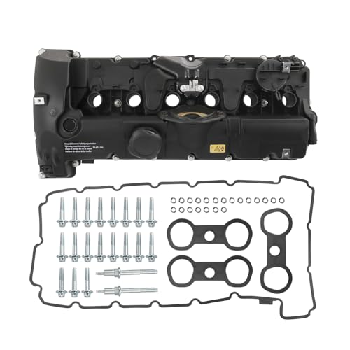CARMOCAR Engine Valve Cover Kit W/Gaskets & Bolts 11127552281 2007-2013 Compatible with BMW 128i 328i xDrive 328xi 528i xDrive 528xi 535i xDrive X3 X5 Z4