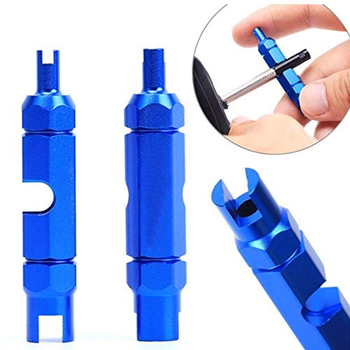 Ferramenta de remoção de núcleo de válvula Homyl para tubo Presta/Schrader, azul, 54 mm