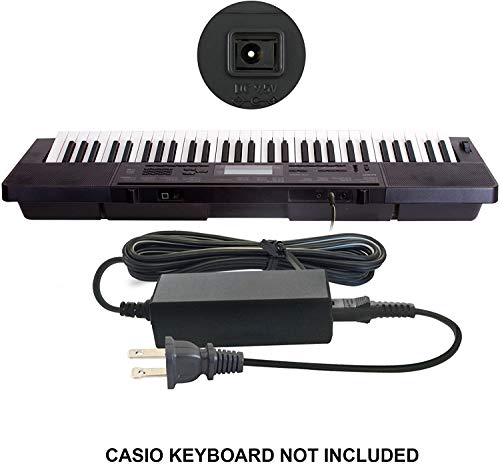 Replacement Casio DC 9.5V / 9.5V Volt Adapter Adaptor Power Supply Cord (AD-E95100LE/ AD-E95100L / AD-E95100 / AD-E95100LG / ADE95E / AD-E95) for Select Casio Keyboards/Digital Piano/Synthesizers - Thumbnail 3