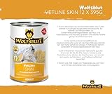 Wolfsblut Vetline Hundefutter - Skin & Coat, 12x395g - Sparbundel, Sparpaket - inklusive Warnicks Tierfutterservice Hundesnack Goodie
