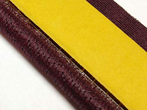 Do-it-Yourself Carpet and Area Rug Binding (22 Colors Available) - Quantity 1 = 5 Foot Section, Crimson
