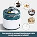 Duthss Portable Sauna Steamer, 4L Sauna Steam Generator with Remote Control, Home Sauna Steam Pot Stainless Steel Pot with Timer&Temperature Display for Relaxation
