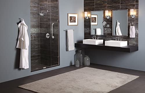 Moen TS22003EP Arris Posi-Temp Kit de Recorte para Tina y Ducha Moderno con Balance de Presión con Ducha de Lluvia Eco-Rendimiento de 10 pulgadas, Válvula Requerida, Cromo miniatura 2
