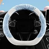 Lenkradbezug Plüsch Für Jeep Grand Cherokee, Warmer Weiche Universal Lenkradschutz Auto...