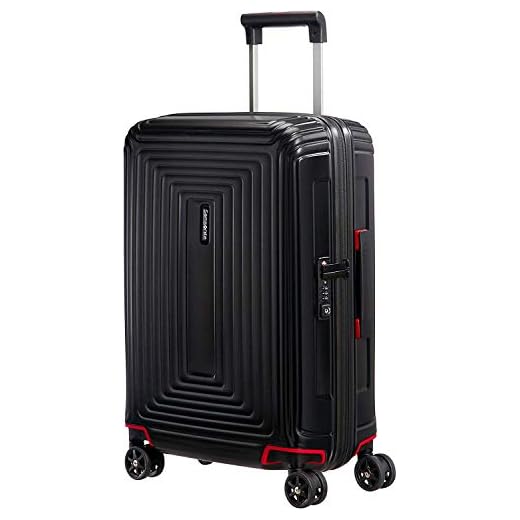 Samsonite Neopulse - Spinner S (Ancho: 20 cm) Equipaje de Mano, 55 cm, 38 L, Negro (Matte Black)