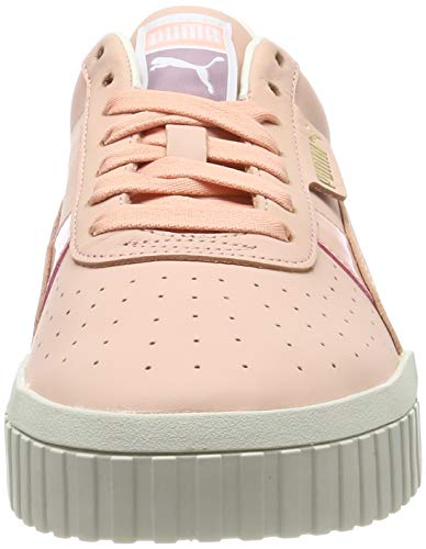 Image of Puma Women's Cali Nubuck WN's Low-Top Sneakers, Pink (Peach Bud-Peach Bud), 8 UK
