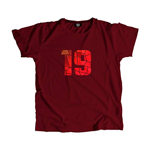 T-shirt 19 Number pour homme et femme coupe unisexe tendance