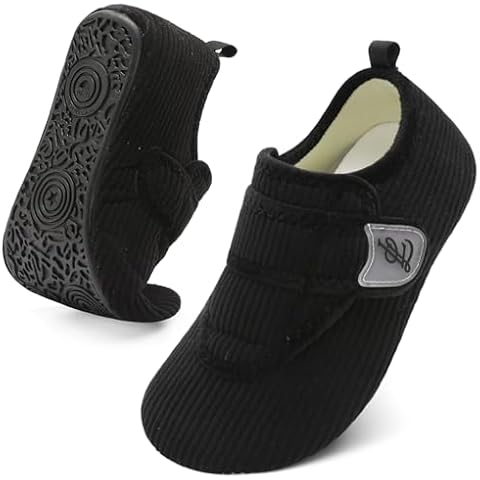 LeIsfIt Adjustable Soft Corduroy Slippers Cover