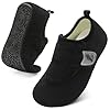LeIsfIt Slippers for Women Men Soft House Slippers Wide Barefoot House Shoes Non-slip Slip on Slipper Shoes Comfy Adjustable for Home Bedroom Travel Yoga