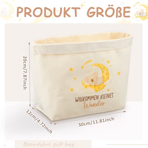 Xuniea Babygeschenk Windeltasche, Windeltorten mit Aufdrucken, Kreatives Geschenk zur Geburt für Babytaufe, Babyparty, Neugeborenen(Koala)