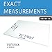 IMPRESA Refrigerator Shelf Glass Replacement Insert 240350608-23.88 x 15.5 x 0.125 in Clear Tempered Glass - compatible with Frigidaire models - Keeps Fruits & Veggies Fresh