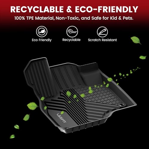 LASFIT Floor Mats for Subaru Crosstrek 2024-2026 & Impreza 2024-2026 (Not Fit Hybrid),Dual Anti-Slip & Deep Dish Custom All Weather TPE Waterproof Car Mat for Crosstrek & Impreza 2026 Accessories by LASFIT - Image 8