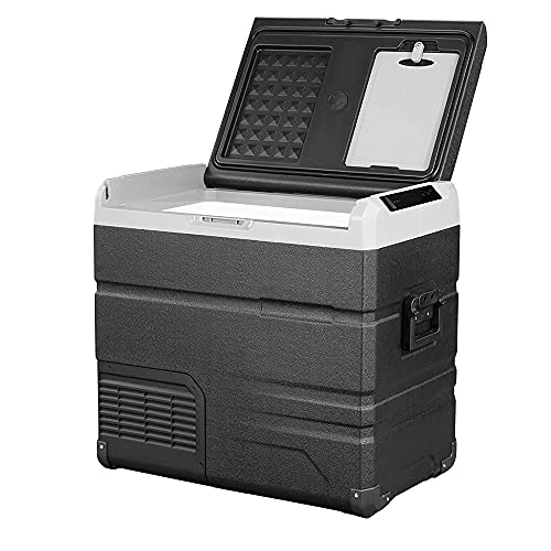 VzTrip 63Quart Portable Freezer Fast Cooling Car Refrigerator 12/24V Camping Fridge,Travel,Truck,Vehicle,Outdoor(-4?-68?)