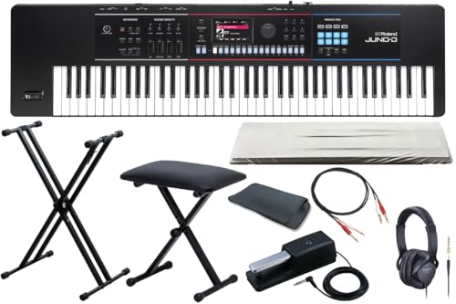 Roland/JUNO-D7 [X�^�L�[�{�[�h�X�^���h + �x���` + �P�[�u�� + �_�X�g�J�o�[�Z�b�g�I] �x���V�e�B�[�Ή� 76���V���Z�T�C�U�[ (JUNO-D)