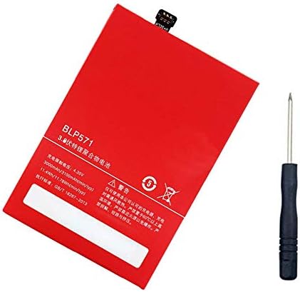 YNYNEW Replacement Internal Battery 3100mAh BLP571 for ONEPLUS ONE 1+ A0001 with Free Tool