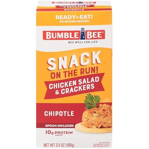 Bumble Bee Snack On The Run! Chipotle Chicken Salad Kit