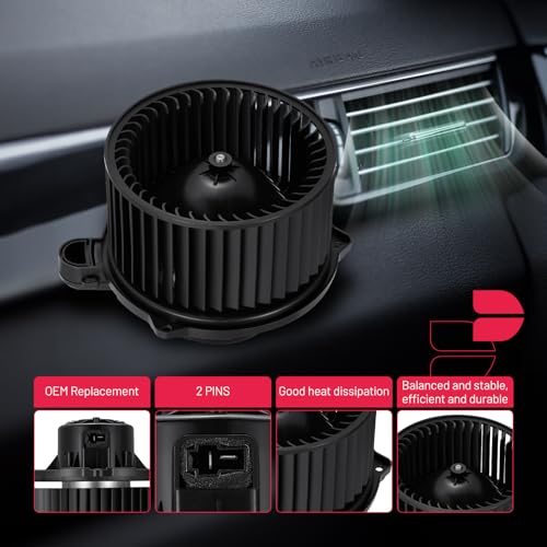 Image of BDFHYK AC Heater Blower Motor Fan BM10053C Compatible with Genesis 17-19 G80, Compatible with Hyundai 17-20 Elantra, 15-16 Genesis,HVAC Blower Motor Assembly Replacement for 97113A4000 97113B1000
