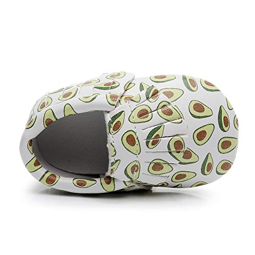 Bebila Cute Cartoon Baby Moccasins - Vegan Baby Girls Boys Shoes With Non-Skid Rubber Sole For First Walker Toddler Mermaid Printing (Us 5M/4.72”/12Cm 6-12Months, Model-4) #TOP4