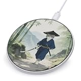 Japanese Samurai Cat Wireless Charger, Fast Charging Pad