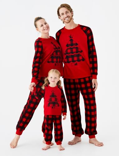 PATPAT Christmas Pajamas for Family Fleece Matching Christmas Pajamas Xmas Holiday Jammies Sleepwear Pjs Sets2