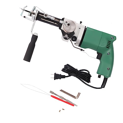 Electric Carpet Tufting Gun 2400RPM Carpet Tufting Gun Cut Pile/Loop Machine Industry Carpet Weaving Gun Tufting Machine - Pile Height Adjustable