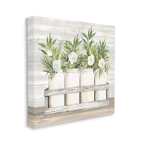 Stupell Industries 'Herbs & Florals Jars'| Canvas Art by Stupell Industries - Used condition - Image 3