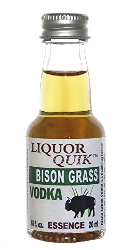 Liquor Quik - HOZQ8-375 Natural Vodka Essence, 20 mL (Bison Grass Vodka)
