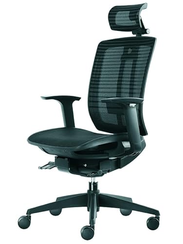 Fauteuil Ergonomique – MTGA 35X - Mécanisme Synchrone – Noir – Usage Intensif 8-12H