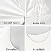 PINSPARK Men's Tank Top Sleeveless T-Shirt Breathable Muscle Shirts Slimming Bodybuilding Vest Quick Dry Gym Fitness Tops Ribbed Vests Tight Undershirt White XXL #3