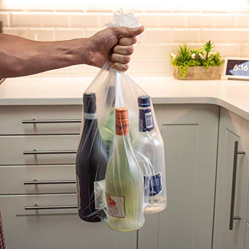 8 Gallon Medium Trash Bags 30 Liter Clear Garbage Bags Kitchen Trash Bags Plastic Wastebasket Trash Can Liners 6 Gallon 7 Gallon For Home Office Bins, 200 Count #TOP3