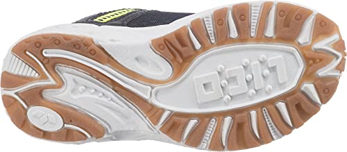 Lico Unisex Kinder BARNEY VS Hallenschuhe, Blau/ Schwarz/ Lemon, 39 EU
