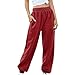 Drymnoc Womens Jogging Pants with Pockets Bottom Trendy Fall Fashion Drawstring Sweatpants Athletic Jogger Lounge Sweat Pants