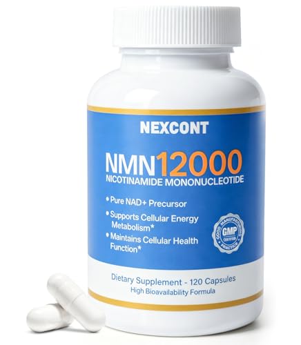 NMN Supplement 400mg Third-Party Tested Supporting Healthy Aging, Cellular Energy & Brain Function, Pure Liposomal NMN for Boosting NAD+ Levels for Women & Men, GMP Certified, Gluten-Free, 30 Servings