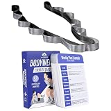 Acupoint Workout Cards & Exercise Cards – Bodyweight Fitness Card Deck Yoga Stretching Strap with Lo