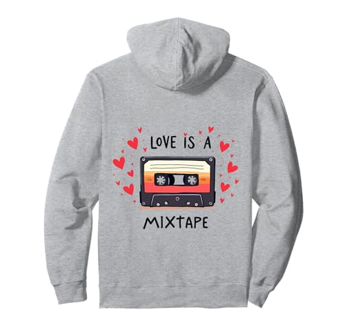 Mixtape - Cinta de casete retro con diseño de corazón Sudadera con Capucha