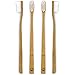 Natural Bamboo Toothbrush, 4 Units of BPA Free and Soft Nylon Bristles, Eco-Friendly, from Earth's Daughter.